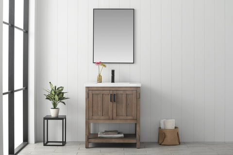 Harvey 30" Single Bathroom Vanity Set - Brown Spruce (SOLD OUT)