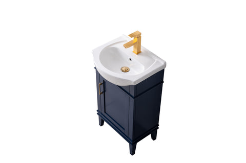 Ivy 20" Single Bathroom Vanity Set - Navy Blue (SOLD OUT)