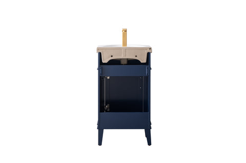 Ivy 20" Single Bathroom Vanity Set - Navy Blue (SOLD OUT)