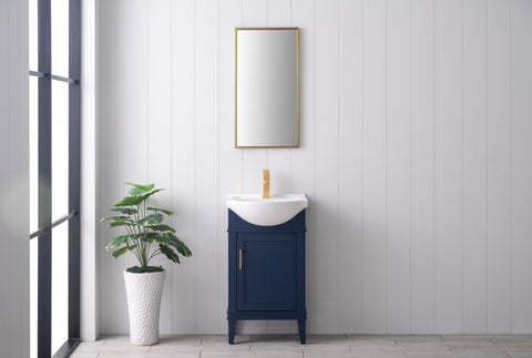 Ivy 20" Single Bathroom Vanity Set - Navy Blue (SOLD OUT)