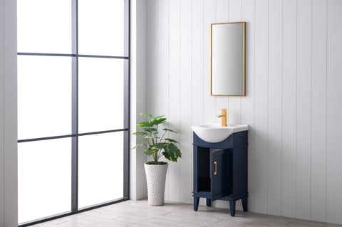 Ivy 20" Single Bathroom Vanity Set - Navy Blue (SOLD OUT)