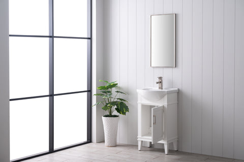 Ivy 20" Single Bathroom Vanity Set - White