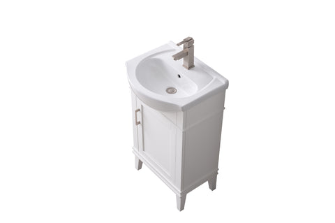Ivy 20" Single Bathroom Vanity Set - White