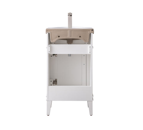 Ivy 20" Single Bathroom Vanity Set - White