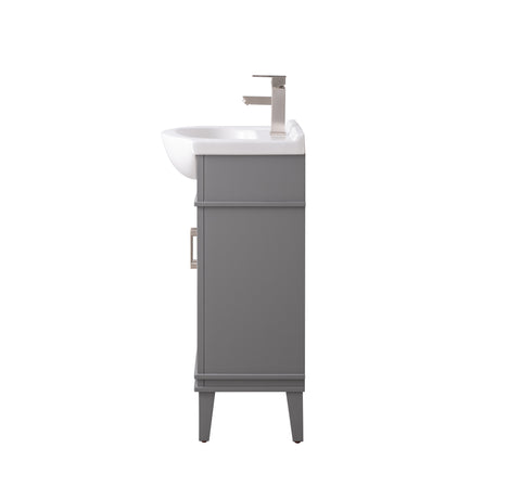 Ivy 24" Single Bathroom Vanity Set - Gray
