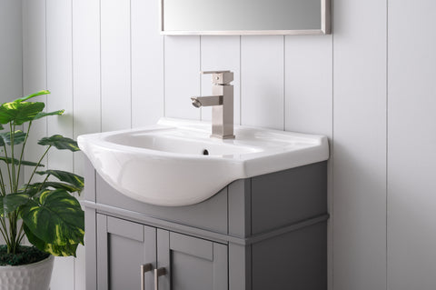 Ivy 24" Single Bathroom Vanity Set - Gray