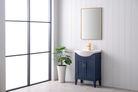 Ivy 24" Single Bathroom Vanity Set - Navy Blue (SOLD OUT)