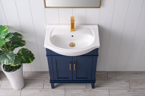 Ivy 24" Single Bathroom Vanity Set - Navy Blue (SOLD OUT)