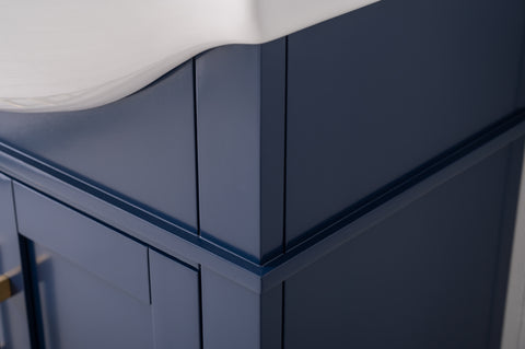 Ivy 24" Single Bathroom Vanity Set - Navy Blue (SOLD OUT)